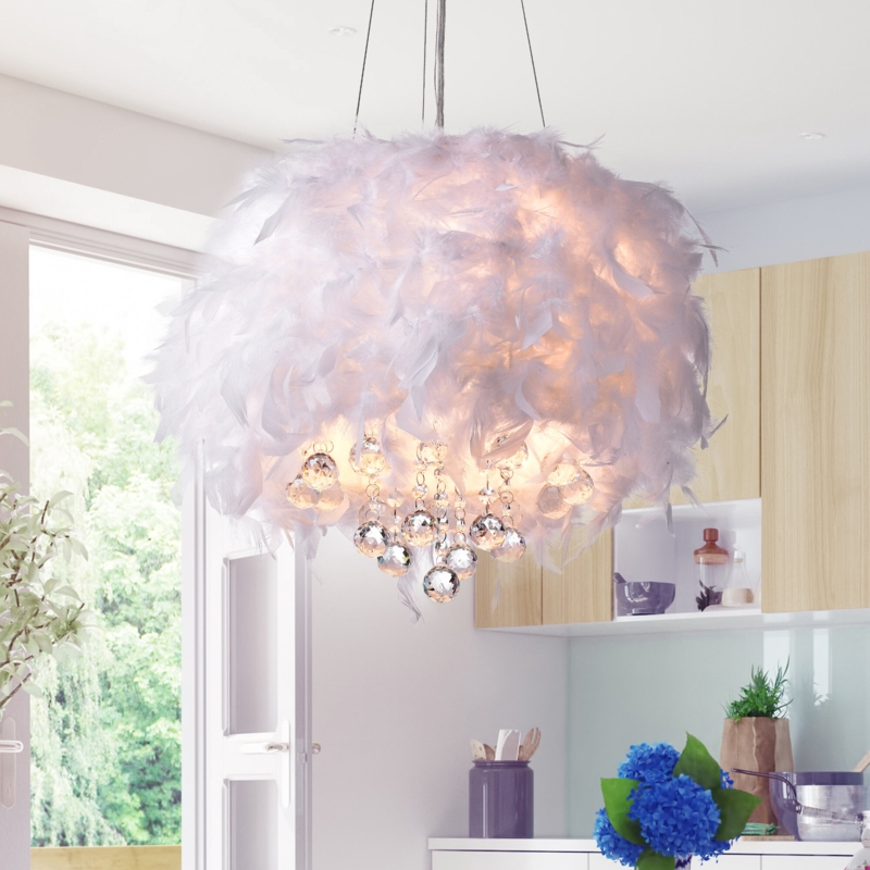 Cascading Crystal Pendant Light