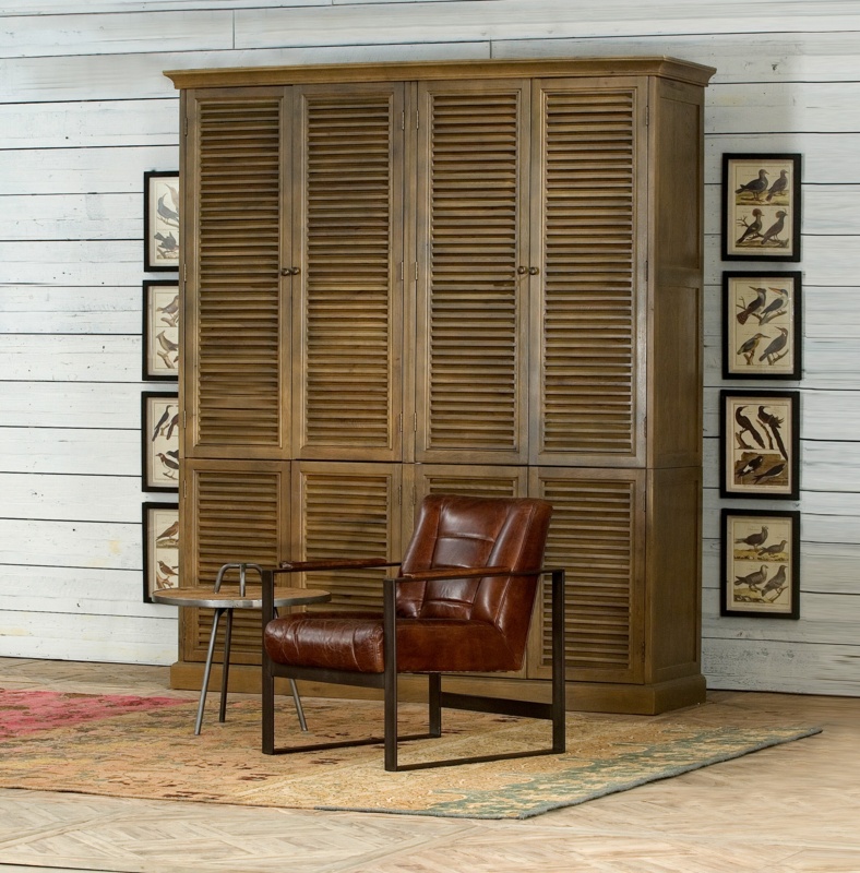 Stuttgart 24" Wide Top Grain Leather Armchair