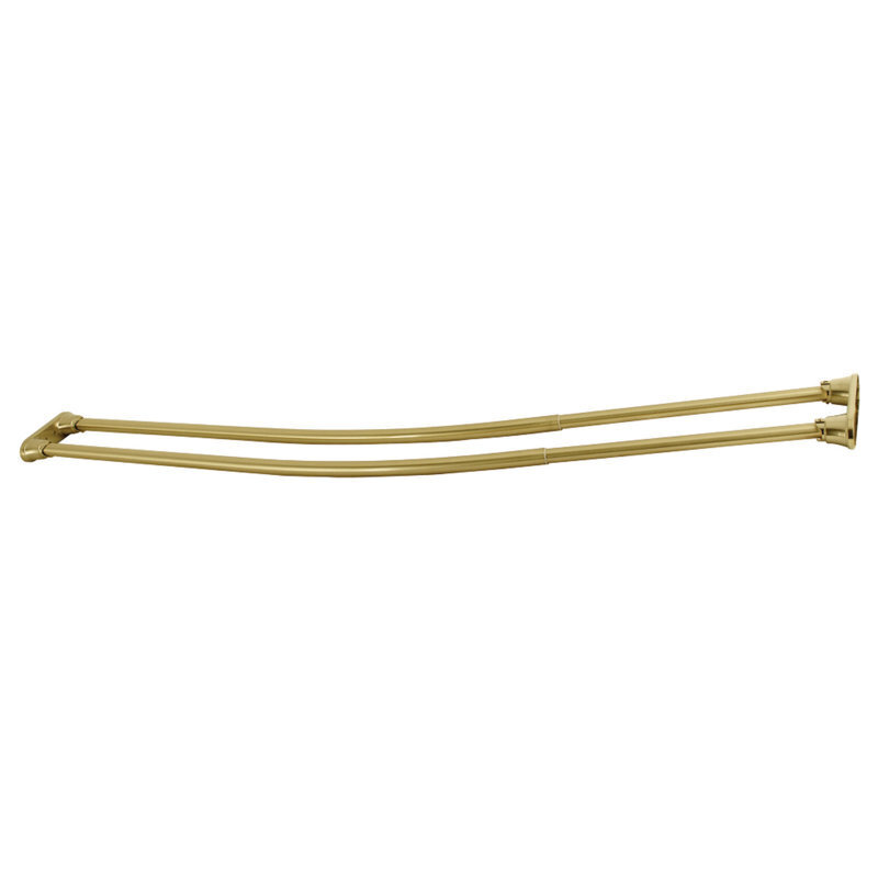 Stylish double round curtain rod