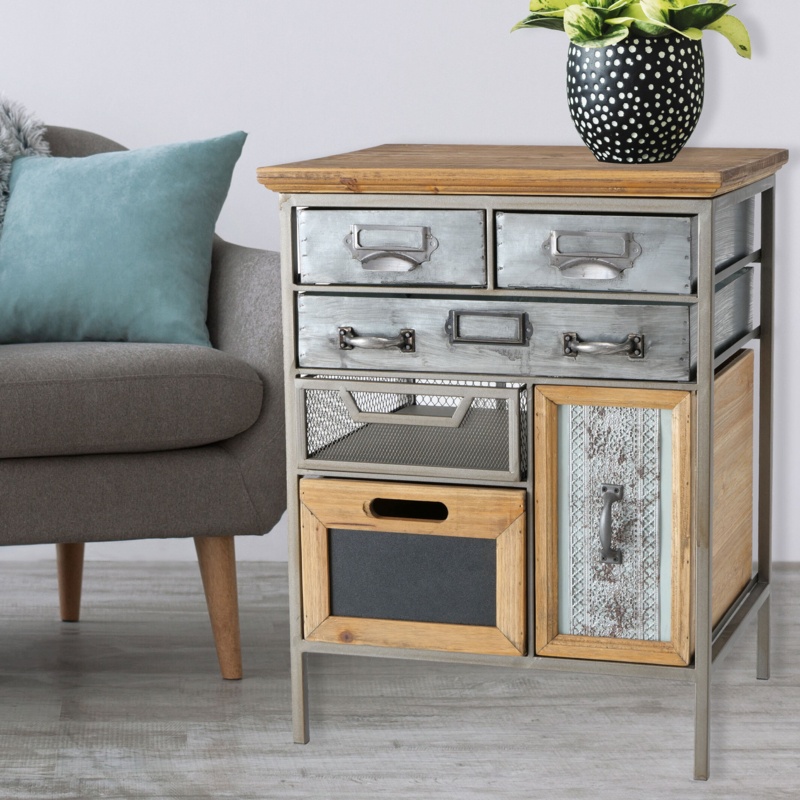 Suranne 21.75'' Tall Iron 6 - Drawer Accent Chest
