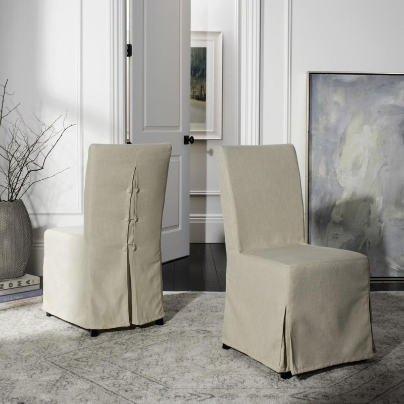 French Side Chairs with Carved Frames (Set of 2)