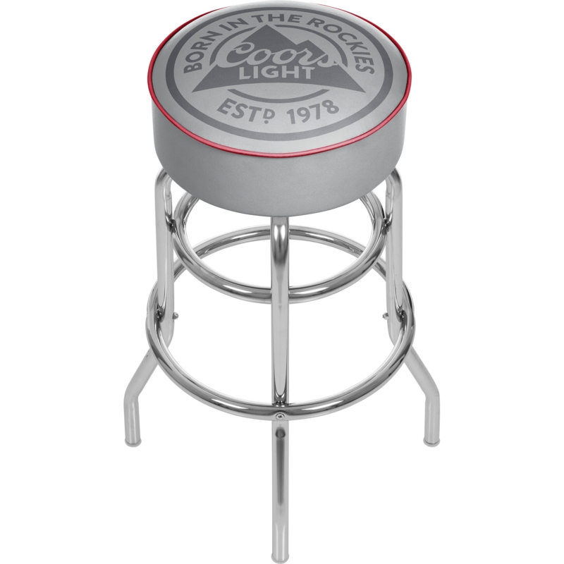 Chrome Bar Stool with Swivel Seat