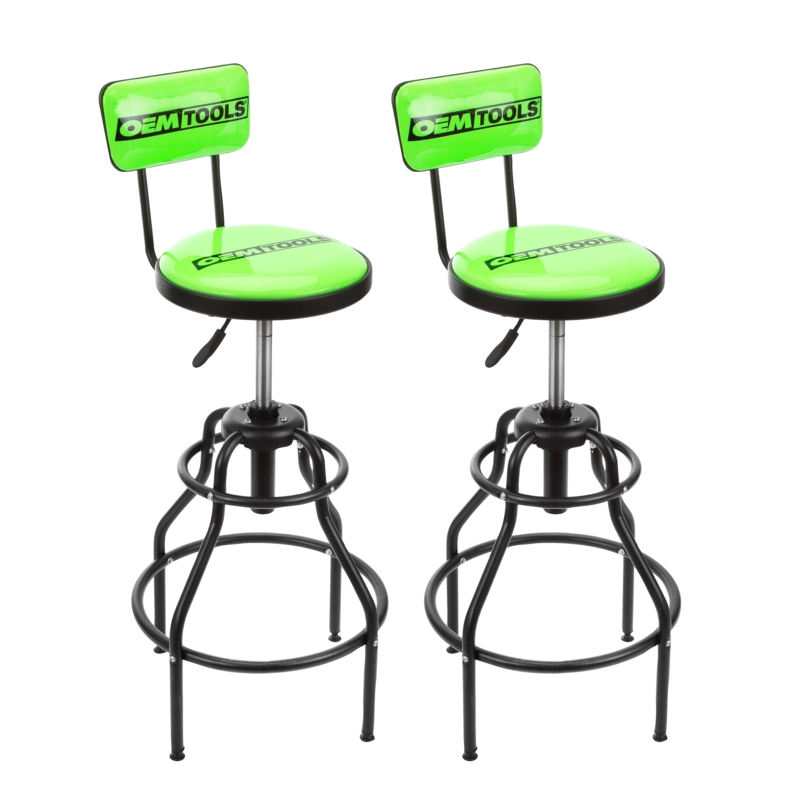 Swivel Adjustable Height Bar Stools (Set of 2)