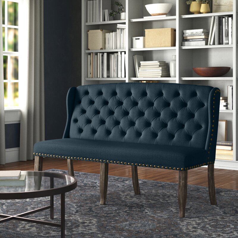 Tall Modern Kitchen Bench with Back