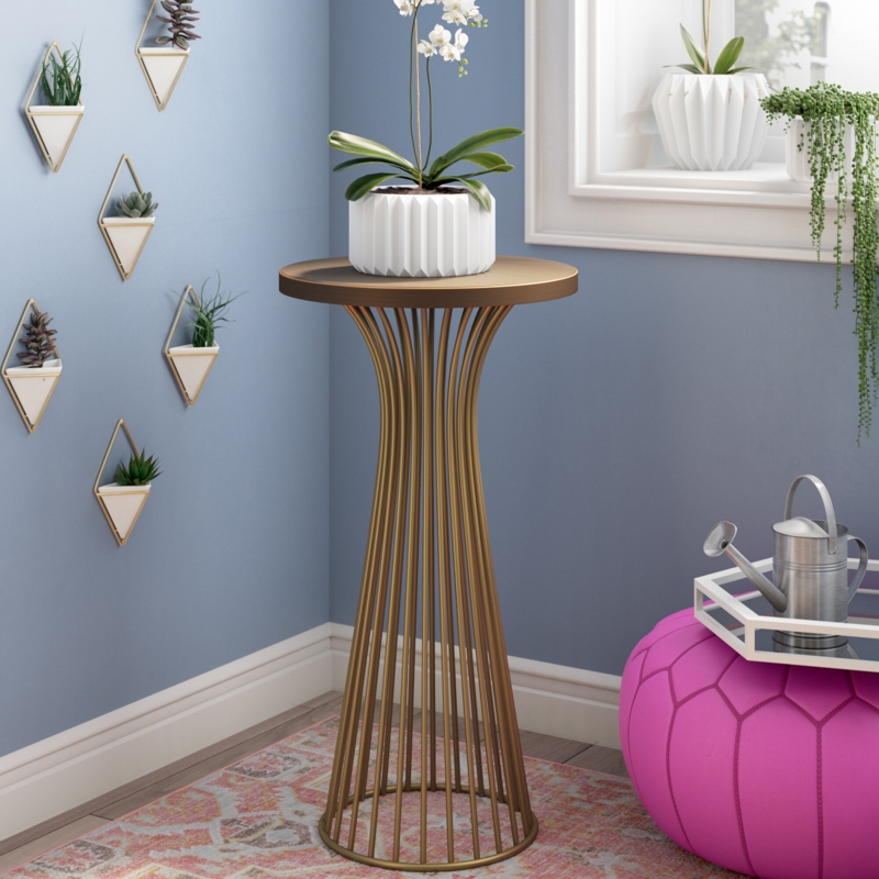 Cage-Inspired Stylish Plant Stand