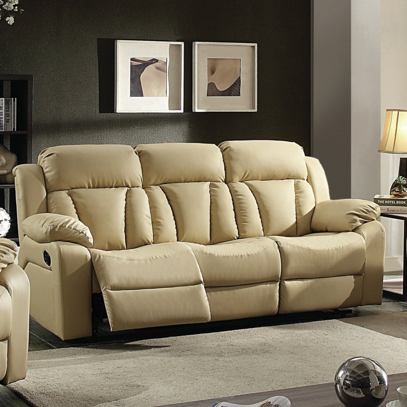 Tashina 85'' Vegan Leather Sofa