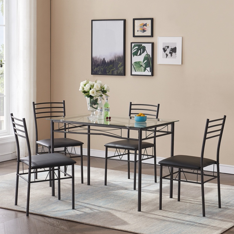 Taulbee 4 - Person Dining Set