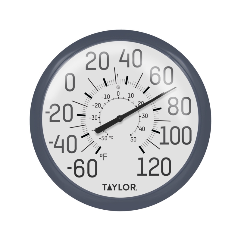 Big & Bold Dial Wall Thermometer