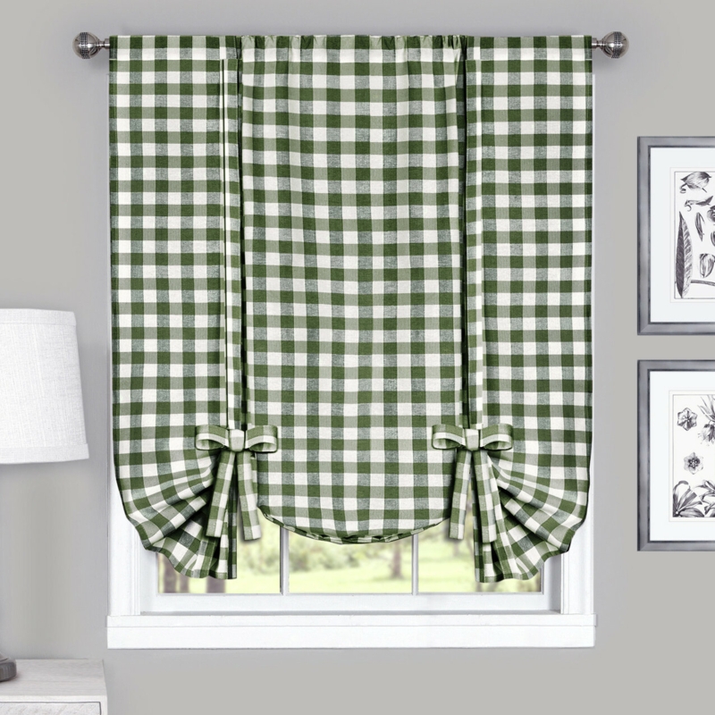 Buffalo Check 42" Window Valance