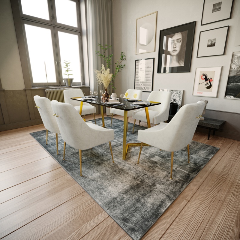 Tekeyla Velvet Parsons Chair