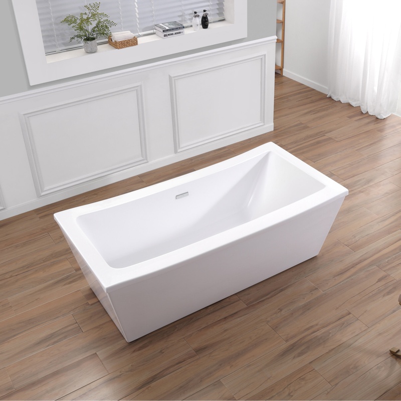 Terra 70'' x 34.25'' Freestanding Soaking Bathtub