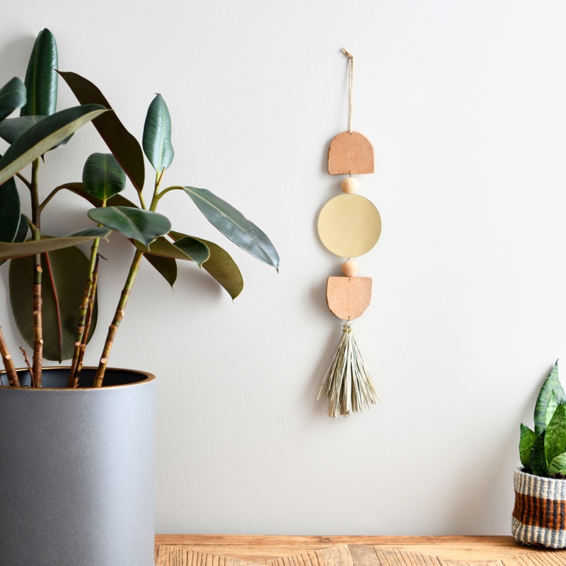 Terracotta and Metal Wall Décor