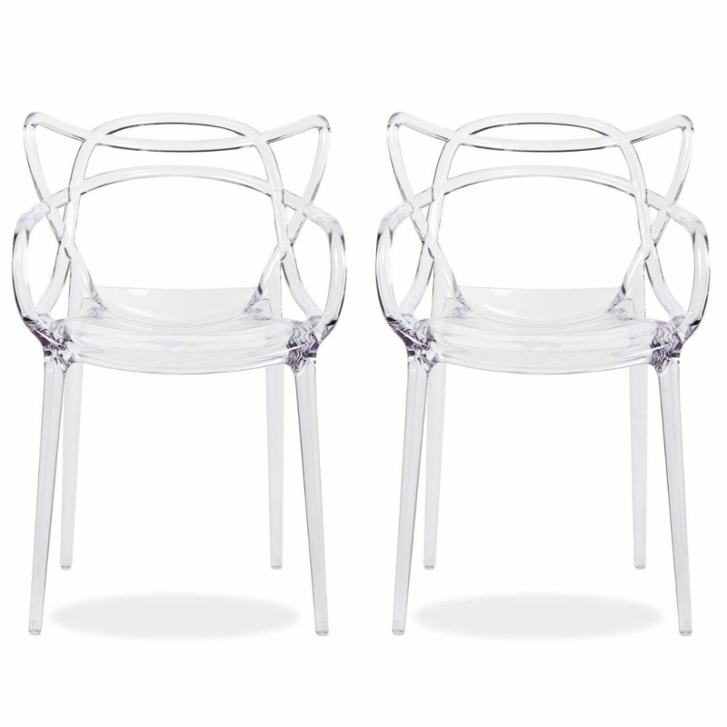 Modern Polycarbonate Stylized Chair