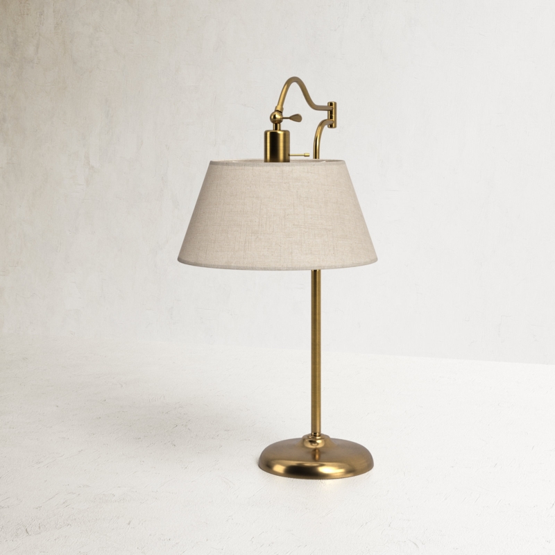 Adjustable Swing Arm Metal Desk Lamp