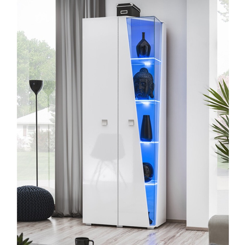 Tito 27.5'' Wide Curio Cabinet with Lighting