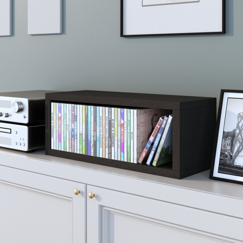 Toller Stackable CD Storage Media Shelves