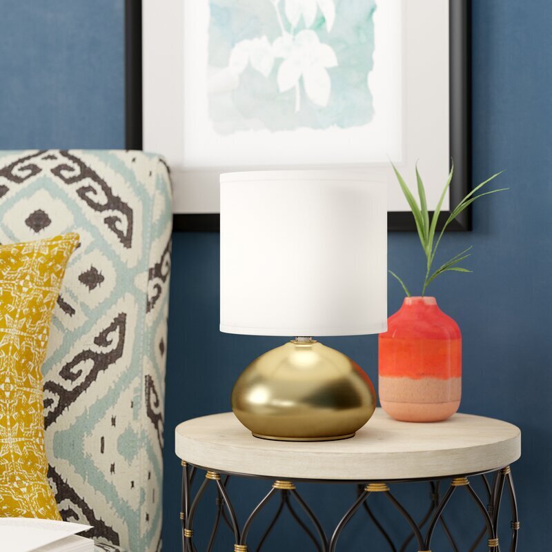 Touch switch antique brass lamp