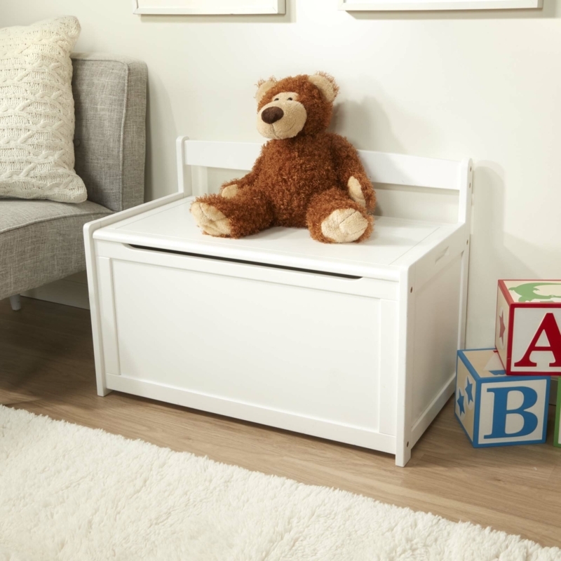 Wooden Toy Storage Bench