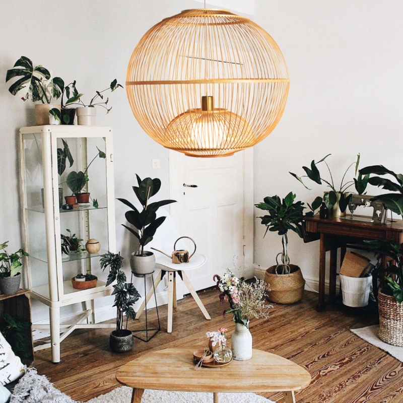 Handmade Bamboo Pendant Light