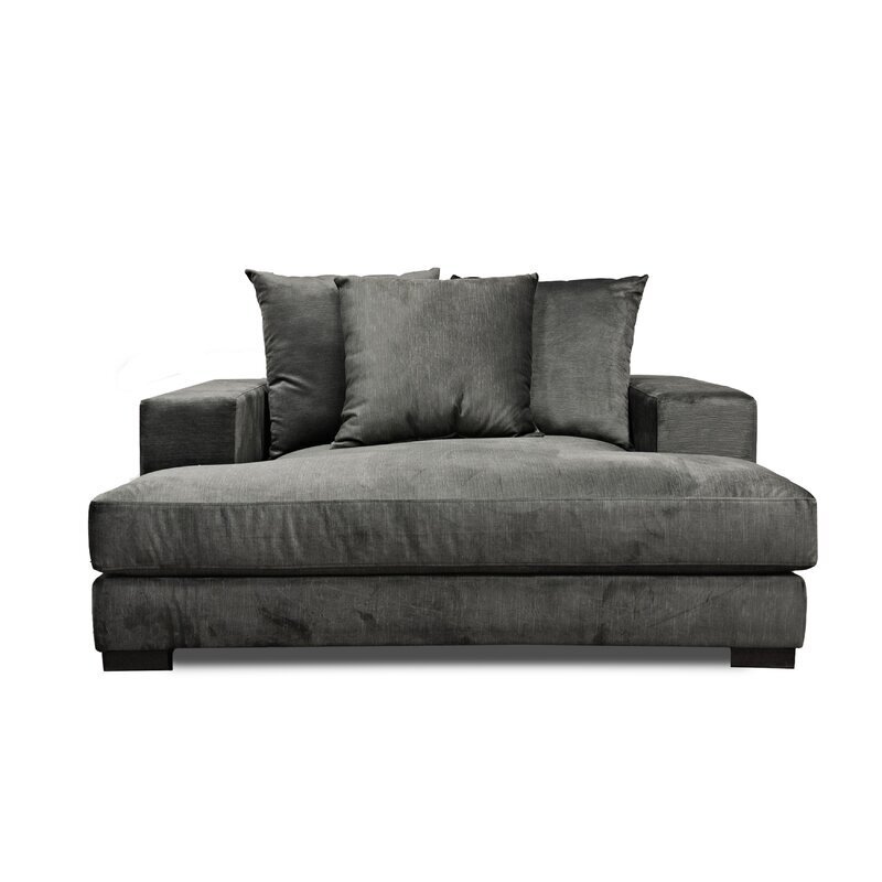 Traditional Plush Oversized Two Person Chair