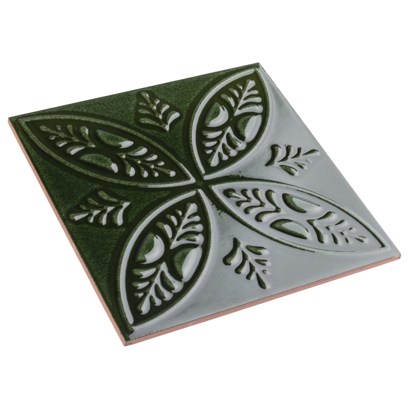 8" x 8" Vintage Ceramic Wall Tile