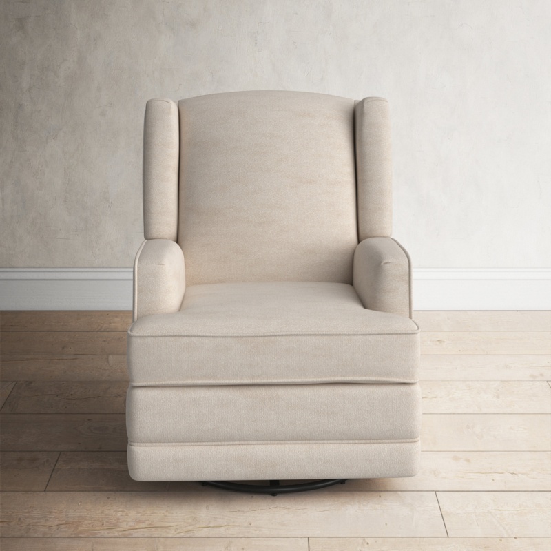 Tribune 31" Wide Chenille Manual Swivel Recliner