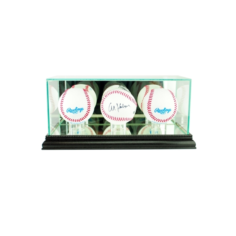 Triple Baseball Display Case