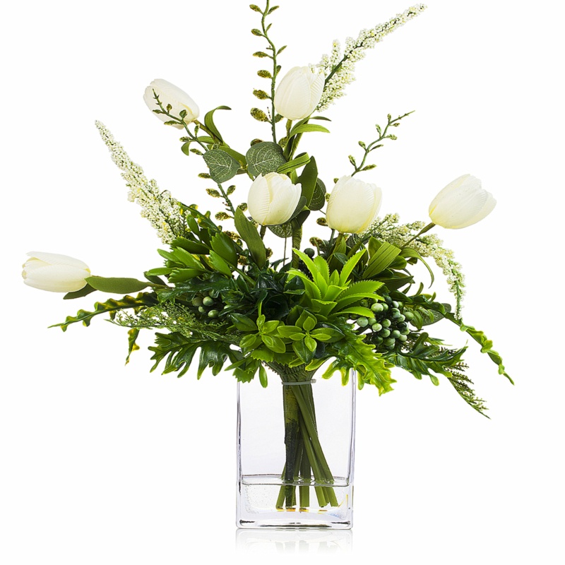 Tulip Floral Arrangement in Vase
