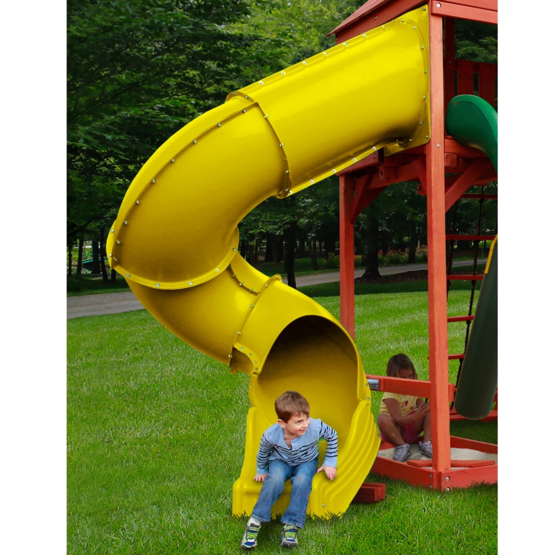 Turbo Swing-n-Slide Spiral Slide 84" Deck