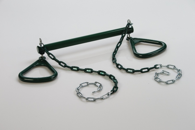 Ultimate Trapeze Bar with Triangle Rings and Chains