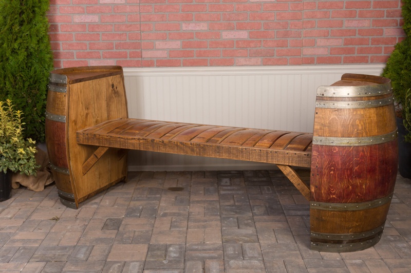 Uniontown Oak Outdoor Bench