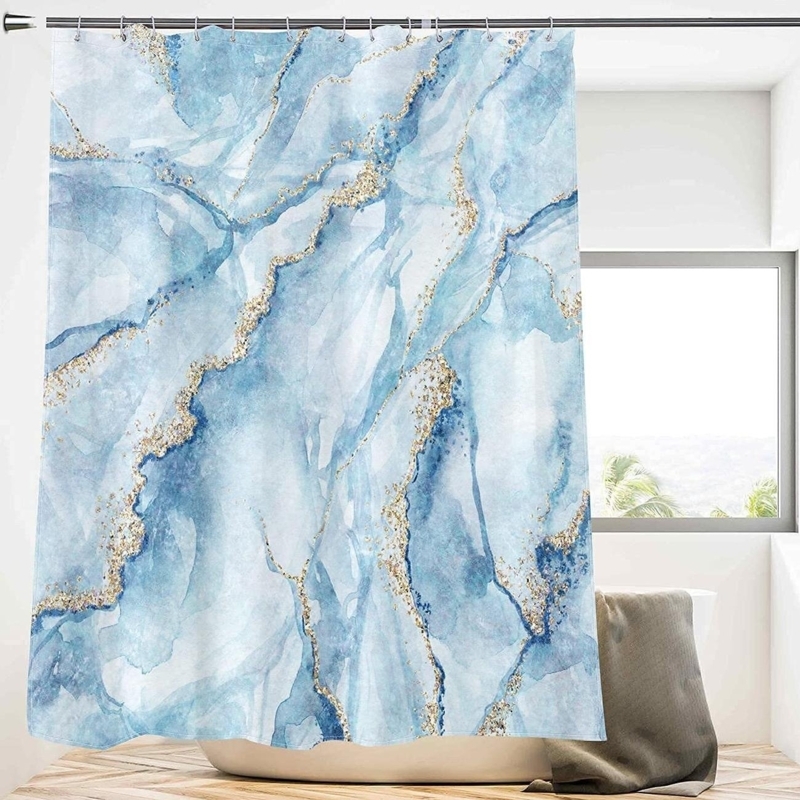 Bohemian Floral Shower Curtain Set