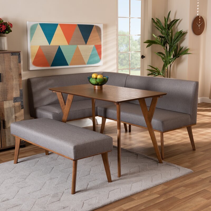 Upholstered Corner Dining Bench
