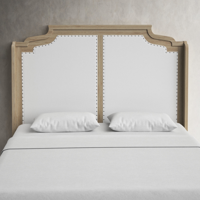 Traditional Cottage Style Bed with Tapered Legs
