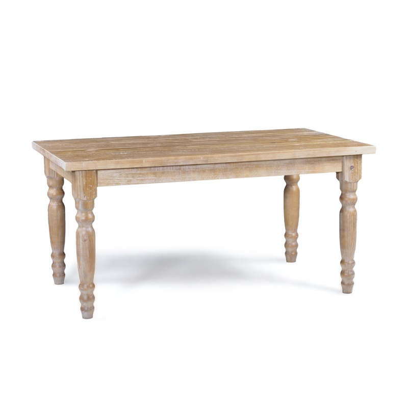 Valerie 63'' Pine Solid Wood Dining Table