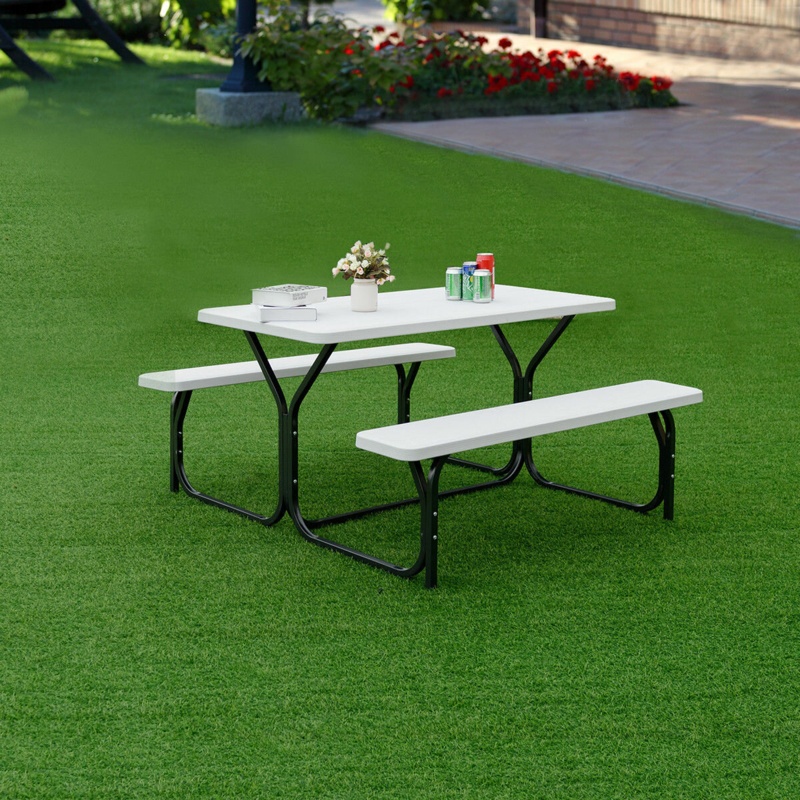 Vancouver Rectangular 4 - Person Outdoor Dining Set