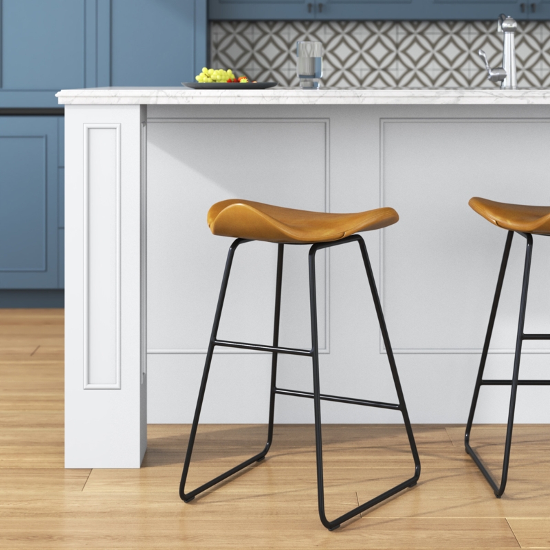 Modern Contemporary Backless Bar Stool