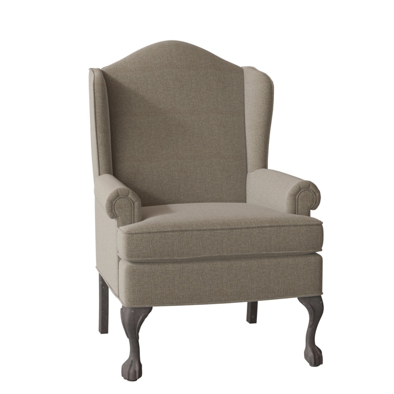 Vaughn 30.5" Wide Slipcovered Wingback Chair