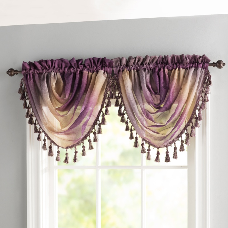 Velia Ombre Balloon 46'' Window Valance