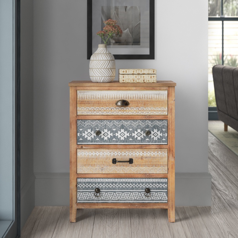 Venetia 31'' Tall 4 - Drawer Accent Chest
