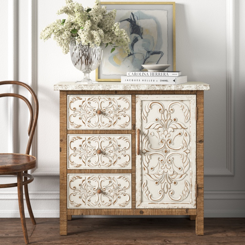 Verya 31.63'' Tall 1 - Door Accent Cabinet