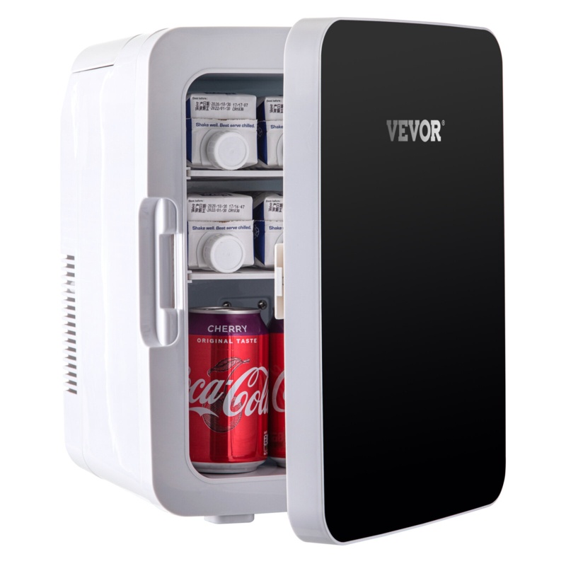 VEVOR 10L Portable Mini Fridge 0.35 Cubic Feet cu. ft. Countertop Mini Fridge