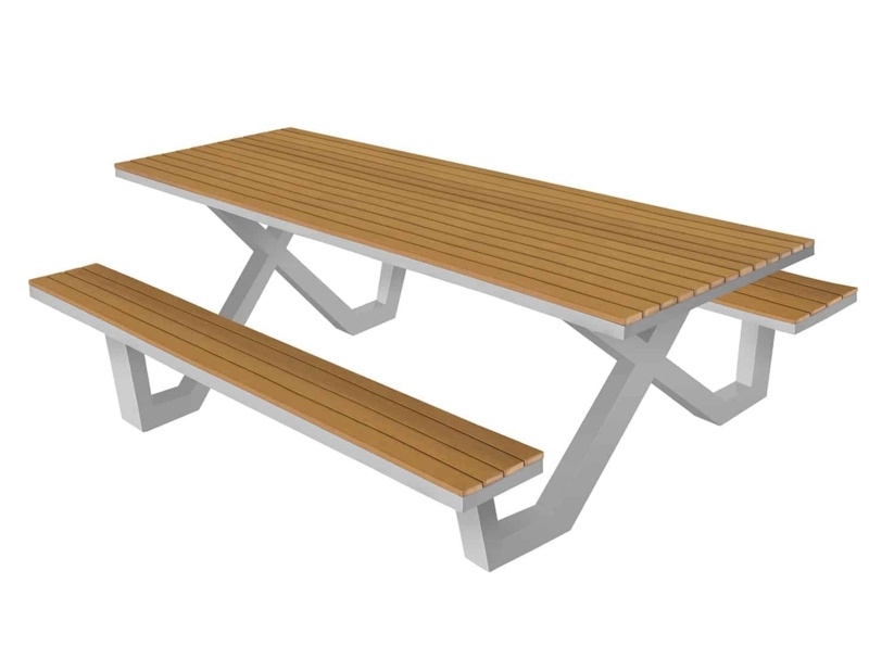 Vienna Rectangular 8 - Person Outdoor Dining Set