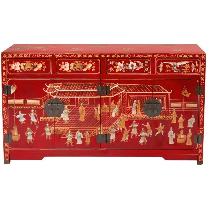 Vintage Asian Sideboard