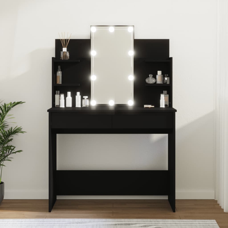 Smoked Oak Dressing Table with LED