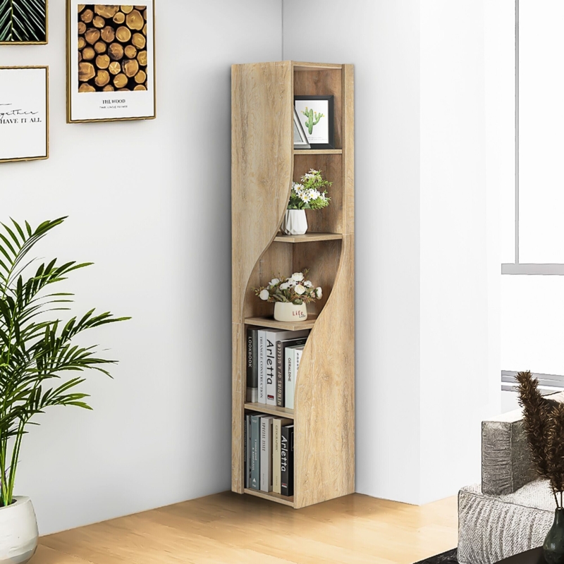 5-Tier Corner Ladder Shelf