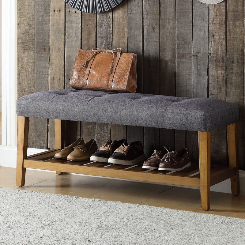 Warwickshire Wood Shoe Storage Bench