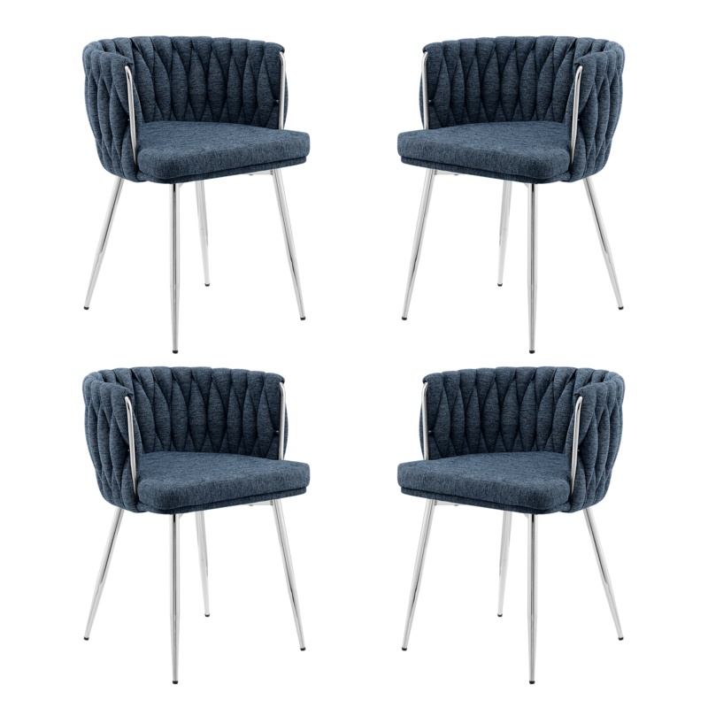 Wathen Tufted Linen Arm Chair