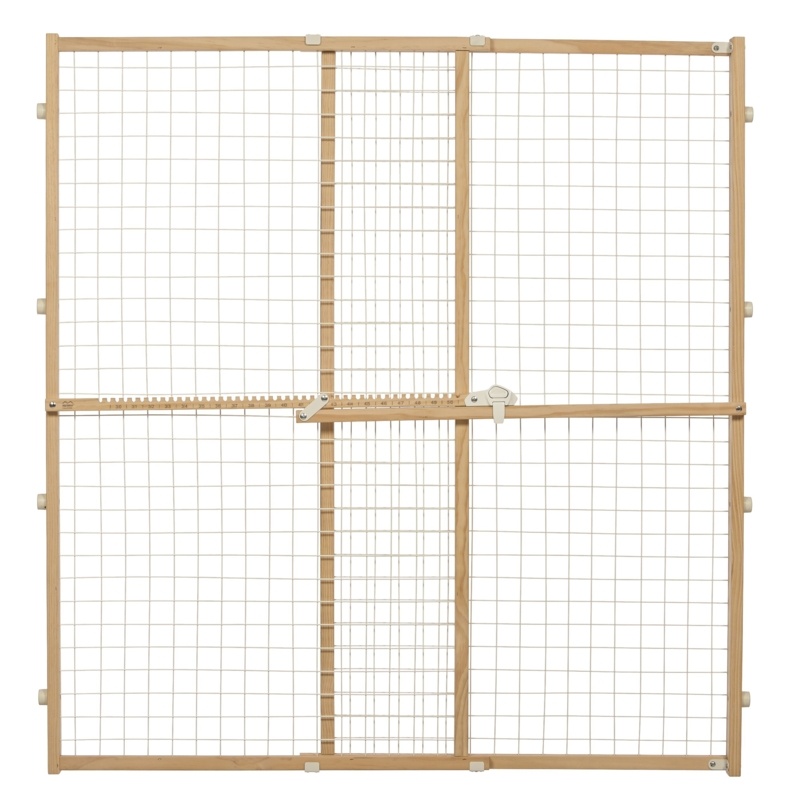 Wayfair Basics Expandable Latch Pressure Mounted Pet Gate