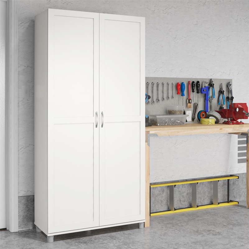 Wayfair Basics® Brenneman 74" H x 36" W x 15" D Framed Storage Cabinet